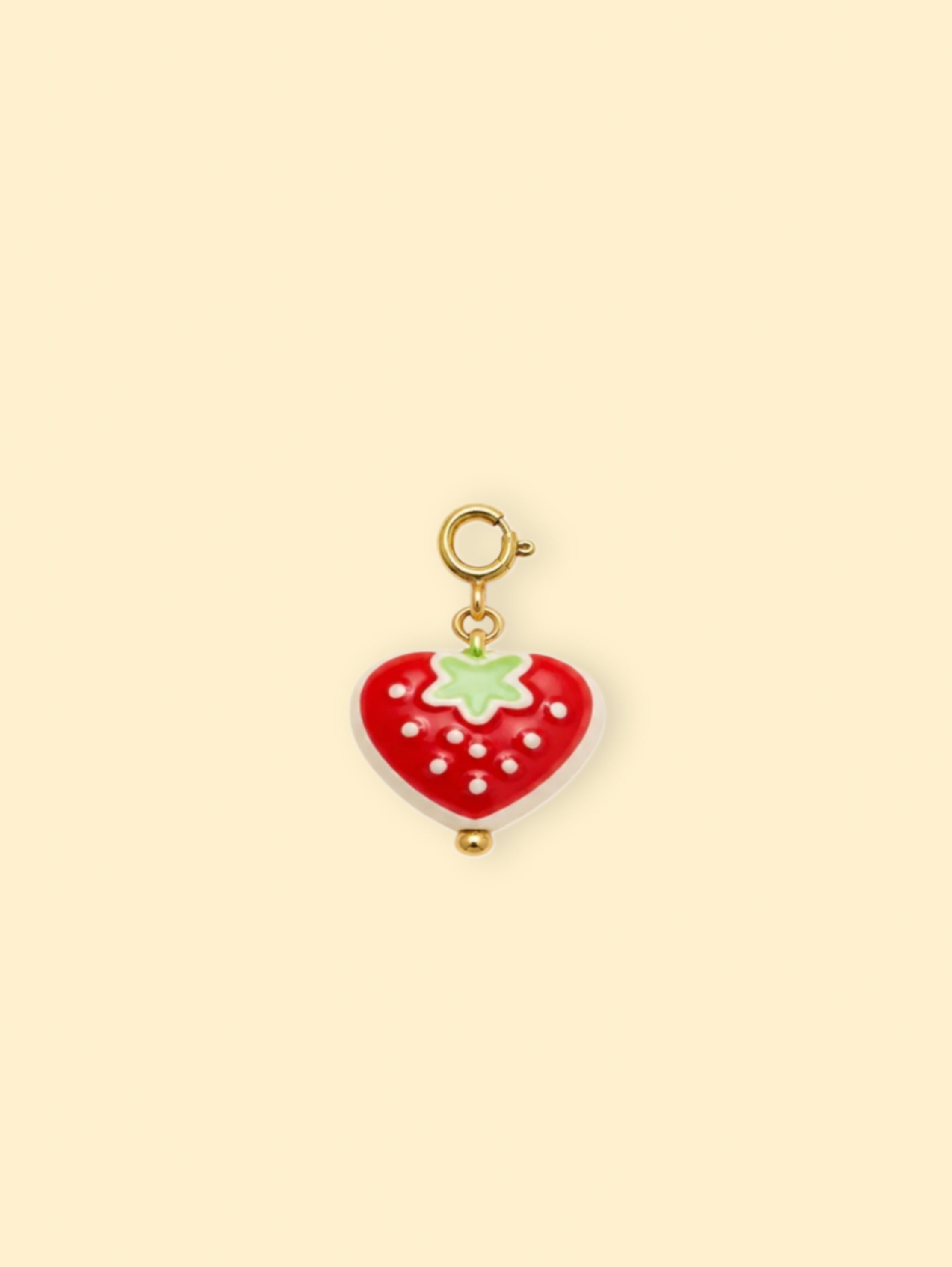 Strawberry Heart Charm (Interchangeable)
