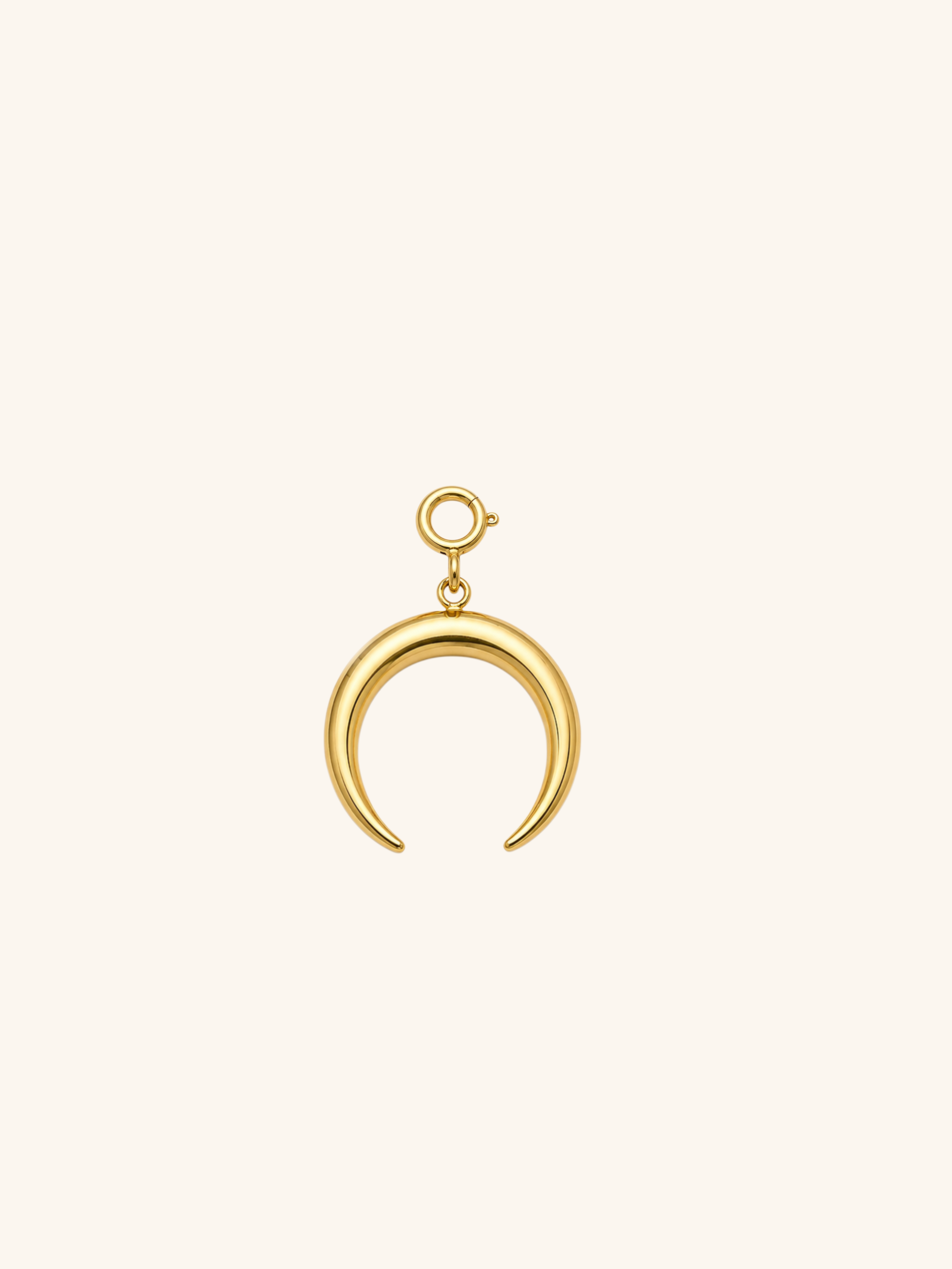 Gold Moon Charm (Interchangeable) – 18k Gold plated Stainless Steel