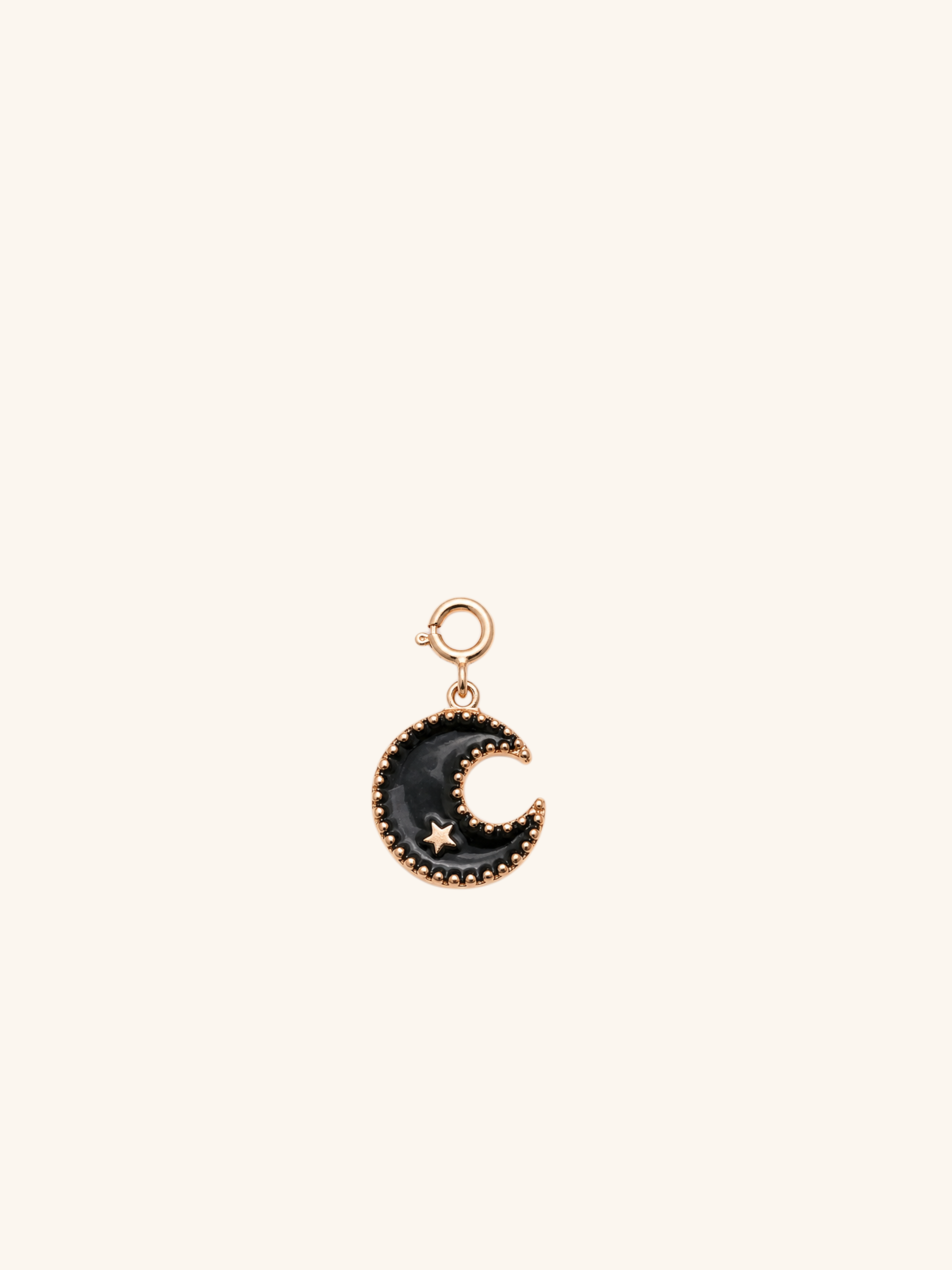 Black Moon Charm (Interchangeable) – alloy