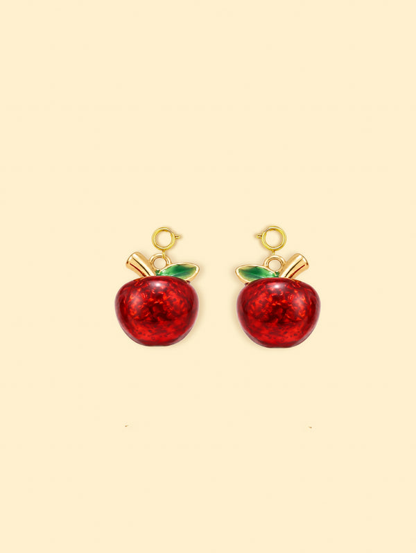 18K Gold Plated Stainless Steel Apple Charm.