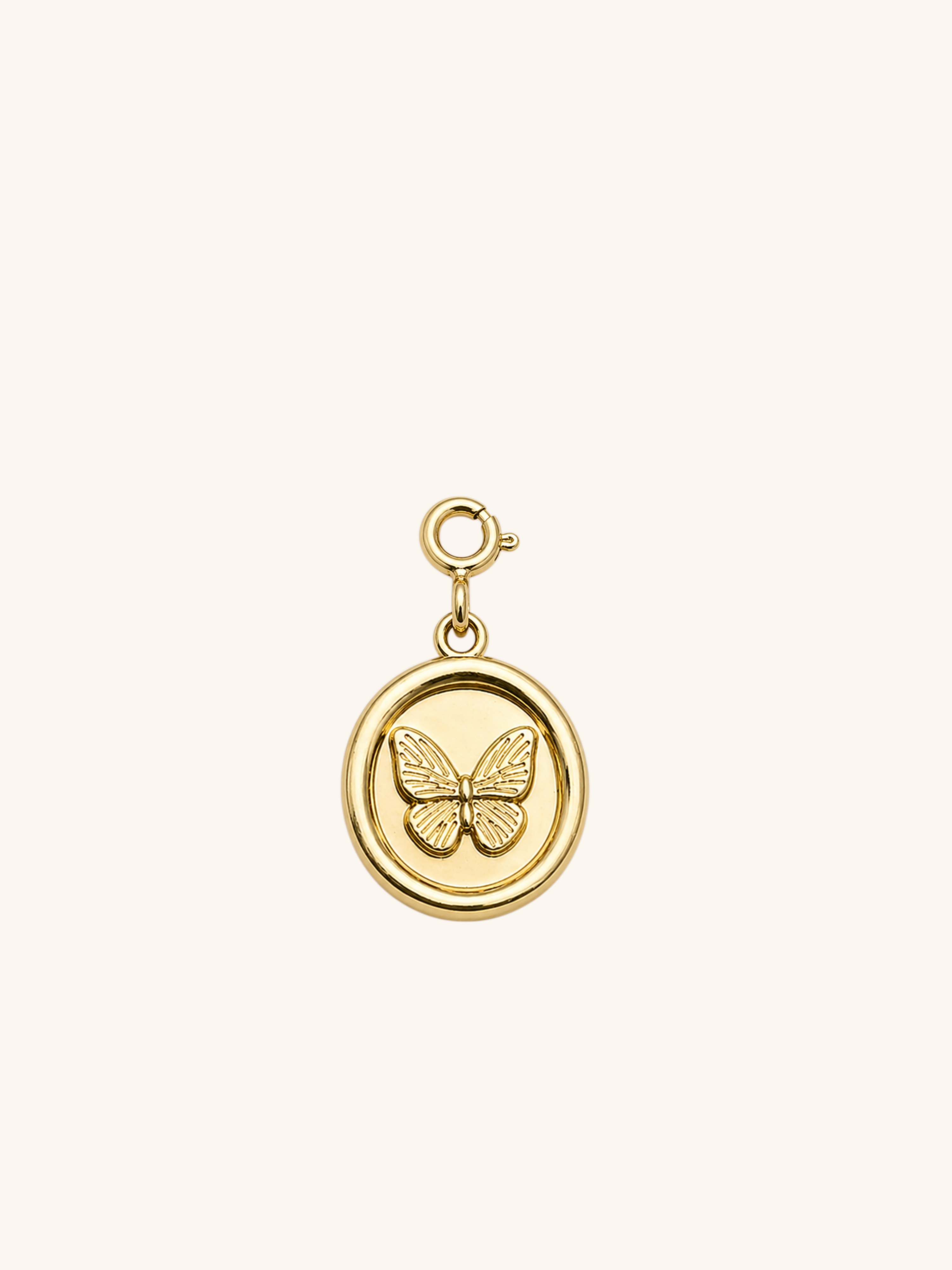 Gold Butterfly Charm (Interchangeable) – alloy
